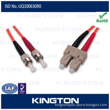 fiber optic st-st mm duplex patch cord